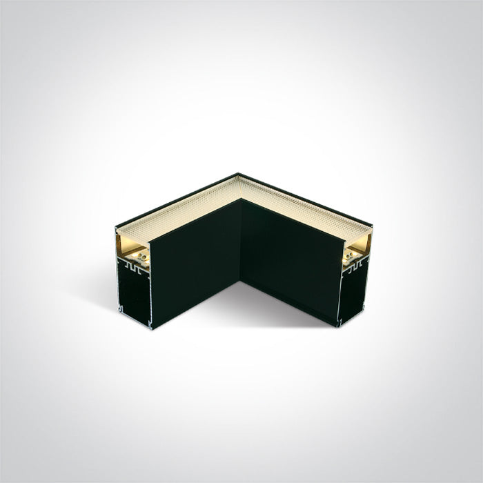 BLACK UGR19 LED CORNER 14W CCTV PV FOR 38150A 38151A 230V