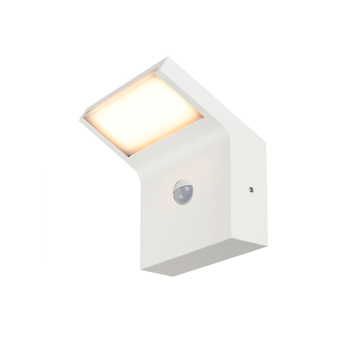 ORDI II, WL, SENSOR, Wall-mounted light, Square, 2200/3000 K, IP54, White