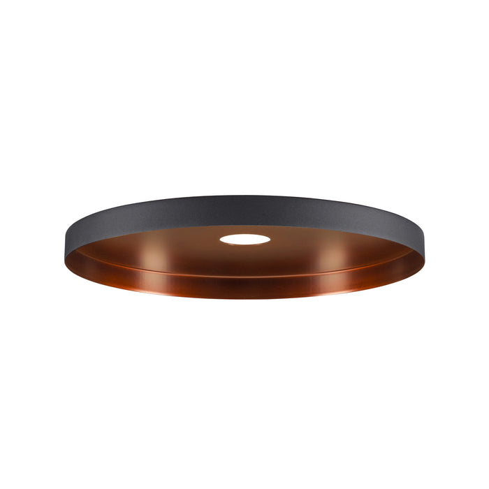 LALU PLATE 33, Lampshade, E27 Base, Mix&Match, H: 1.5 cm, black / bronze