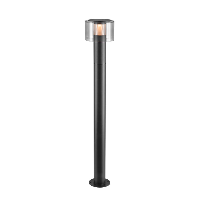 TAHA II 90, Free-standing lamp, PHASE, 2200/2700 K, IP65, cylindrical, black