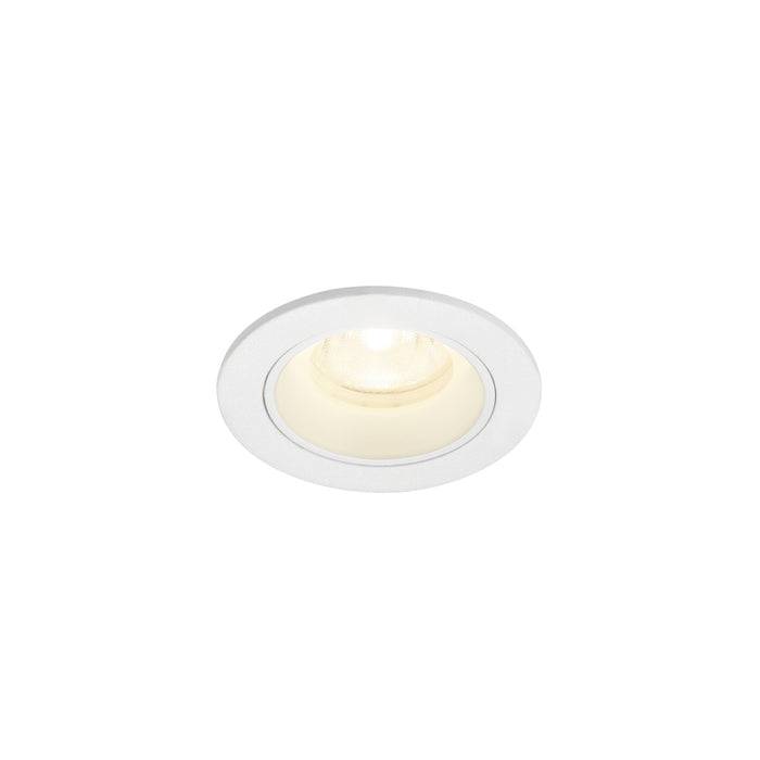 NUMINOS XS, Recessed ceiling light, 4000 K, 40°, IP20, round, white