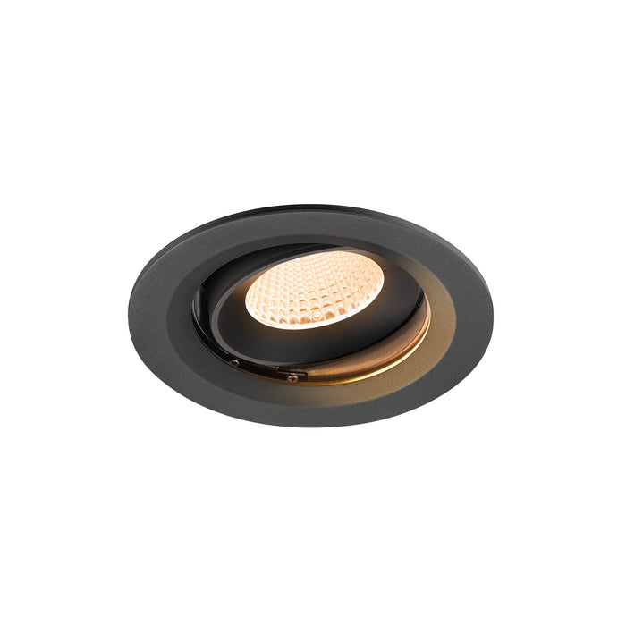 NUMINOS MOVE M, Recessed ceiling light, 2700 K, 40°, IP20, round, black