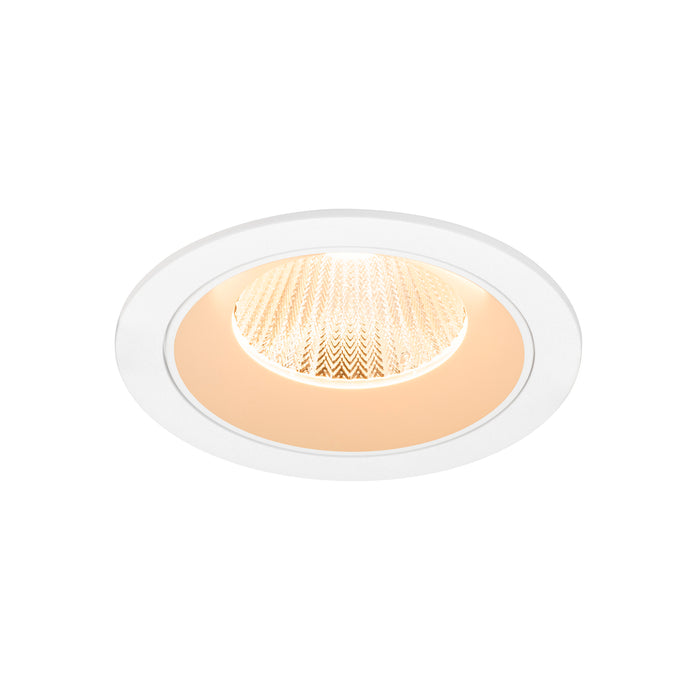 NUMINOS L, Recessed ceiling light, 2700 K, 40°, IP20, round, white