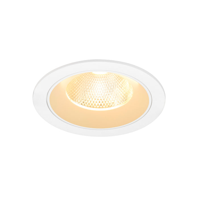 NUMINOS L, Recessed ceiling light, 3000 K, 20°, IP20, round, white