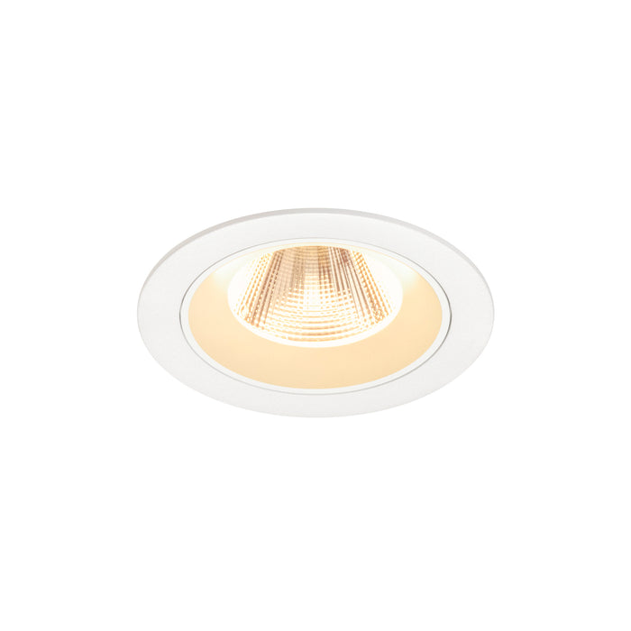 NUMINOS M, Recessed ceiling light, 3000 K, 20°, IP20, round, white