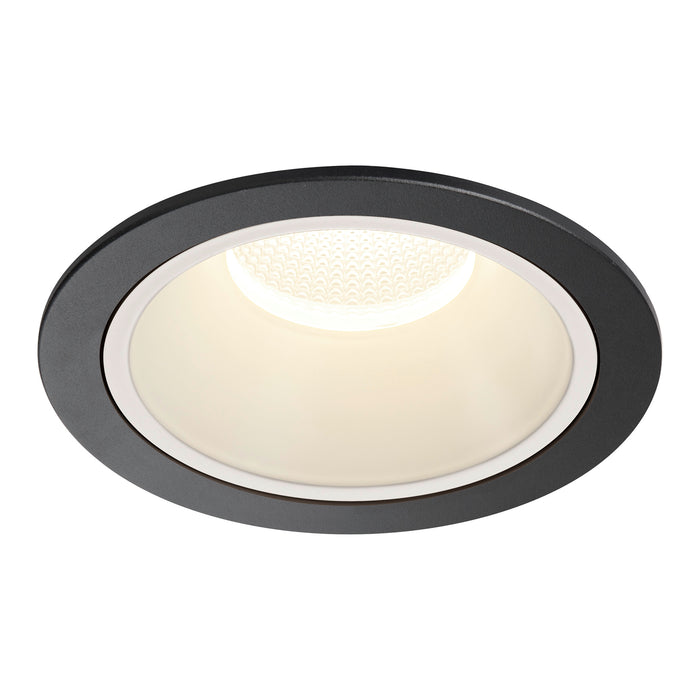NUMINOS XL, Recessed ceiling light, 4000 K, 20°, IP20, round, black / white