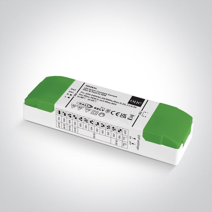 DALI / PUSH TO DIM DRIVER CC IP20 230V