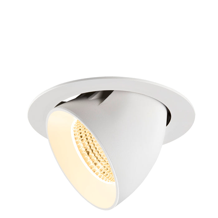 NUMINOS GIMBLE XL, Recessed ceiling light, 3000 K, 55°, white