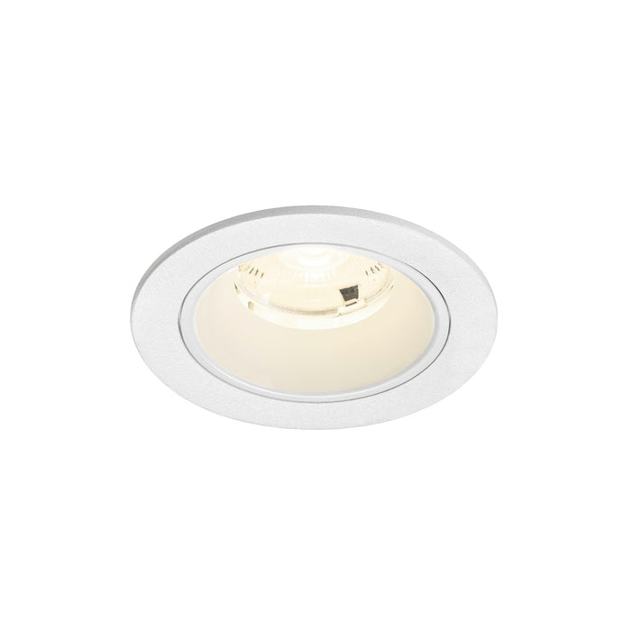 NUMINOS S, Recessed ceiling light, 4000 K, 40°, IP20, round, white
