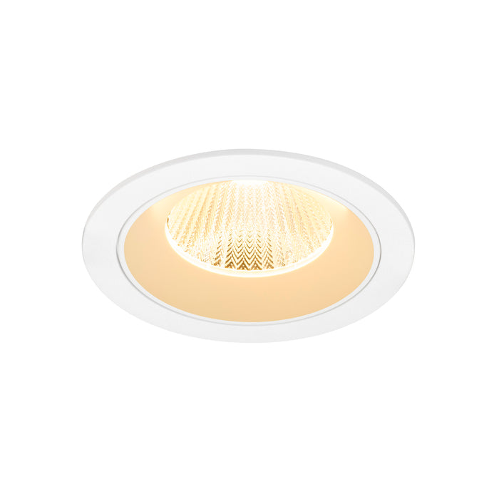 MNUMINOS L, Recessed ceiling light, 3000 K, 40°, IP20, round, white