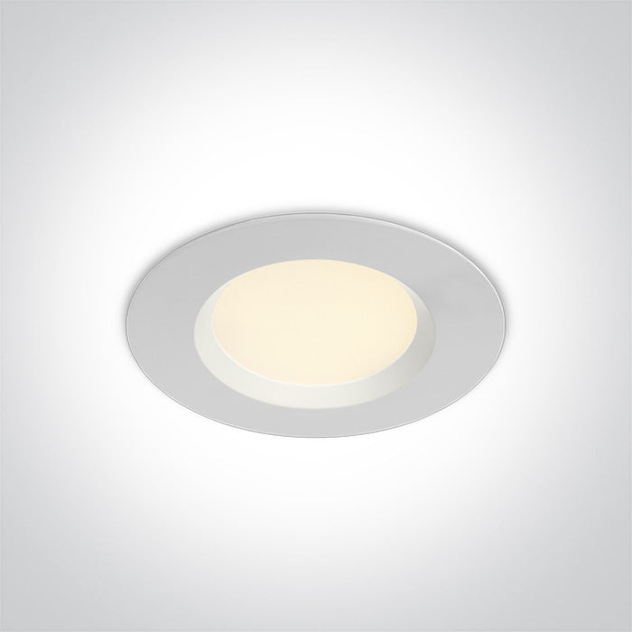 WHITE SMD LED UGR19 7W CCTV IP44 230V
