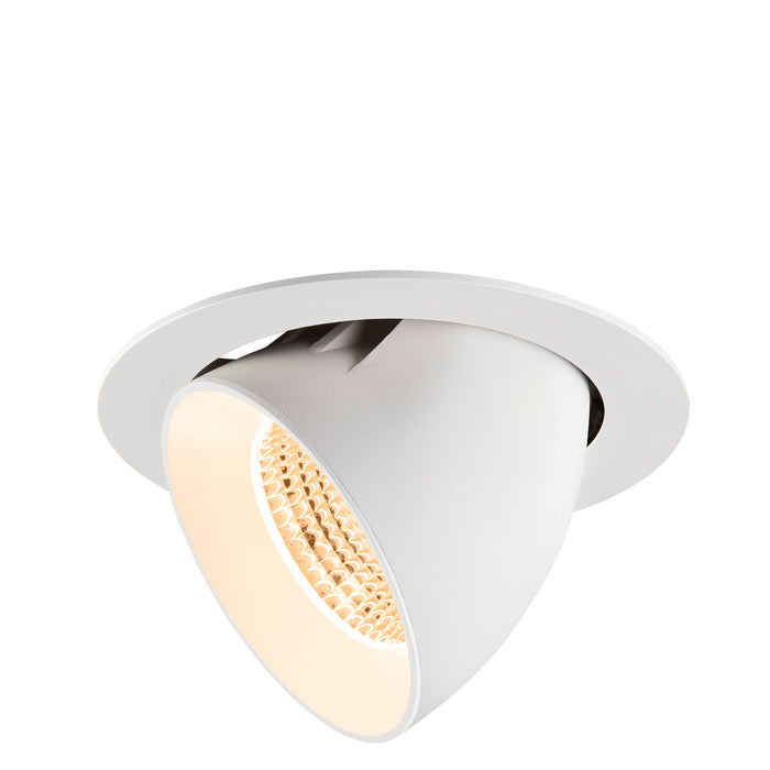 NUMINOS GIMBLE XL, Recessed ceiling light, 2700 K, 55°, white
