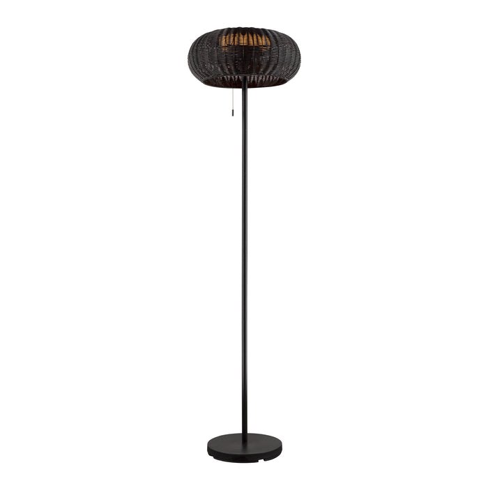 ADEGAN, outdoor free-standing light, solar, 2200 K, IP65, black