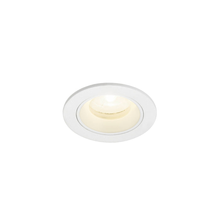 NUMINOS XS, Recessed ceiling light, 4000 K, 40°, IP20, round, white