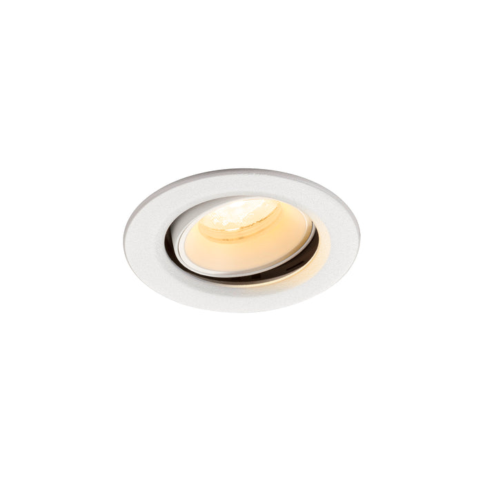 NUMINOS MOVE XS, Recessed ceiling light, 4000 K, 40°, IP20, round, white
