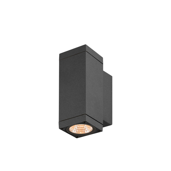 THEO PRO S, Wall-mounted light, up/down, DALI, P1, rectangular, 2700 K, 6W, 24°, anthracite