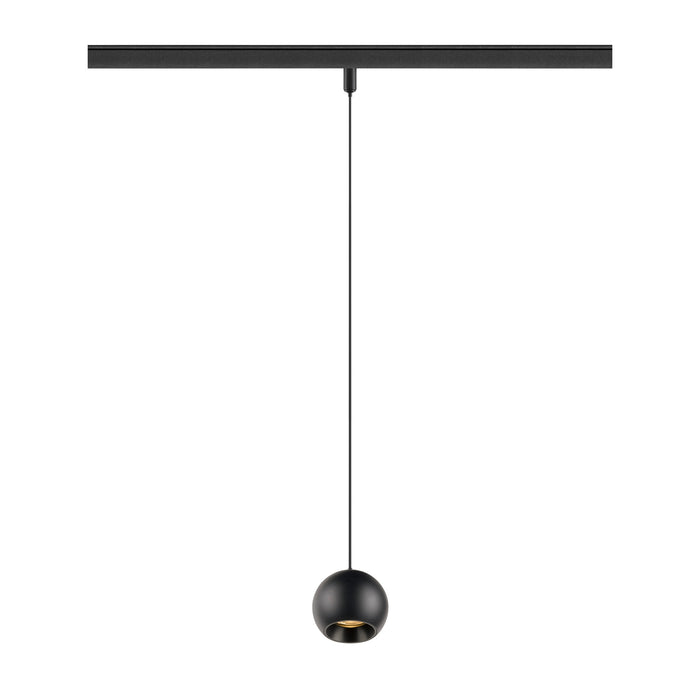 LIGHT EYE 2.0, 48V pendant light, DALI, pendant length 200 cm, 3000K, 30°, black