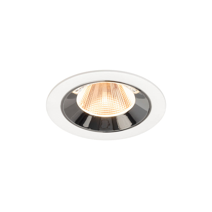 NUMINOS M, white/chrom recessed ceiling light 2700 K 20°