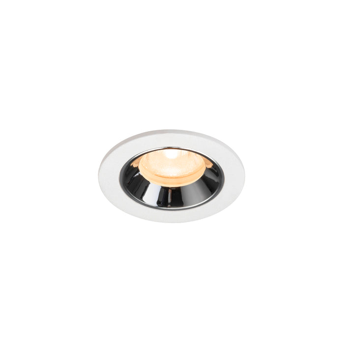 NUMINOS XS, white/chrom recessed ceiling light 2700 K 40°