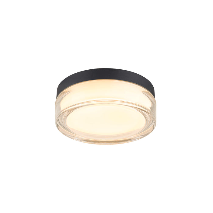 CYFT XL, wall- and ceiling-mounted light, 2700/3000/4000K, 15W, PHASE, 125°, IP65 black / transparent