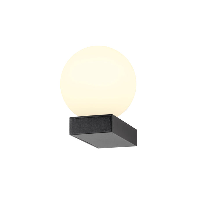 SUN WL, UP, G9, wall-mounted light, round, 1 x max. 5 W, IP20, black