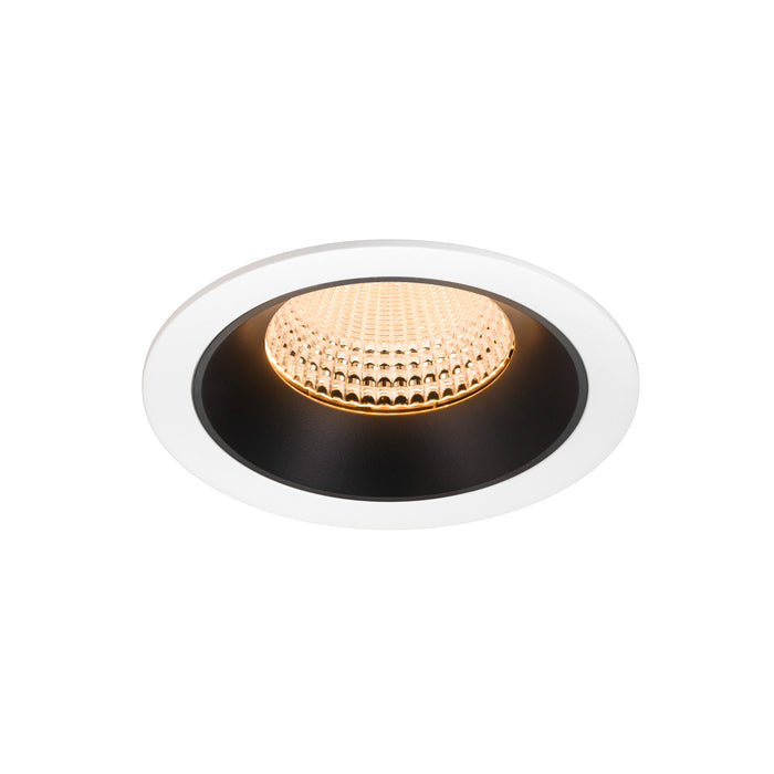 NUMINOS XL, white/black recessed ceiling light 2700 K 55°