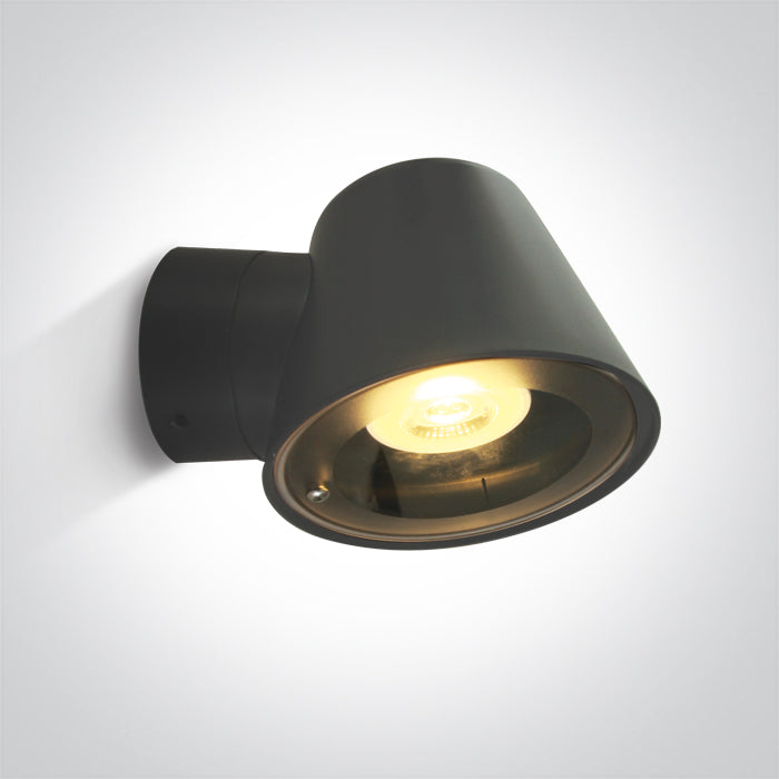 ANTHRACITE WALL LIGHT GU10 6W IP65 100-240V