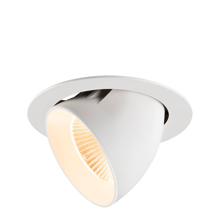 NUMINOS GIMBLE XL, Recessed ceiling light, 2700 K, 40°, white