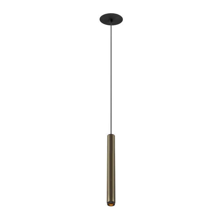GRIP! S, Pendant light, PHASE, pendant length 200 cm, 3000 K, 29°, bronze / black