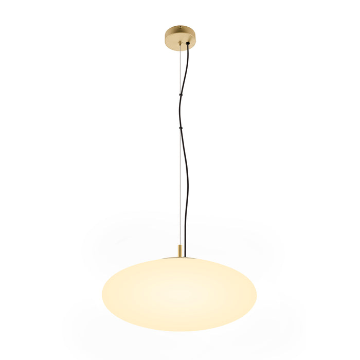 OLYPSO 50, Pendant light, E27, Pendant length 400 cm, 1 x max. 40W, gold