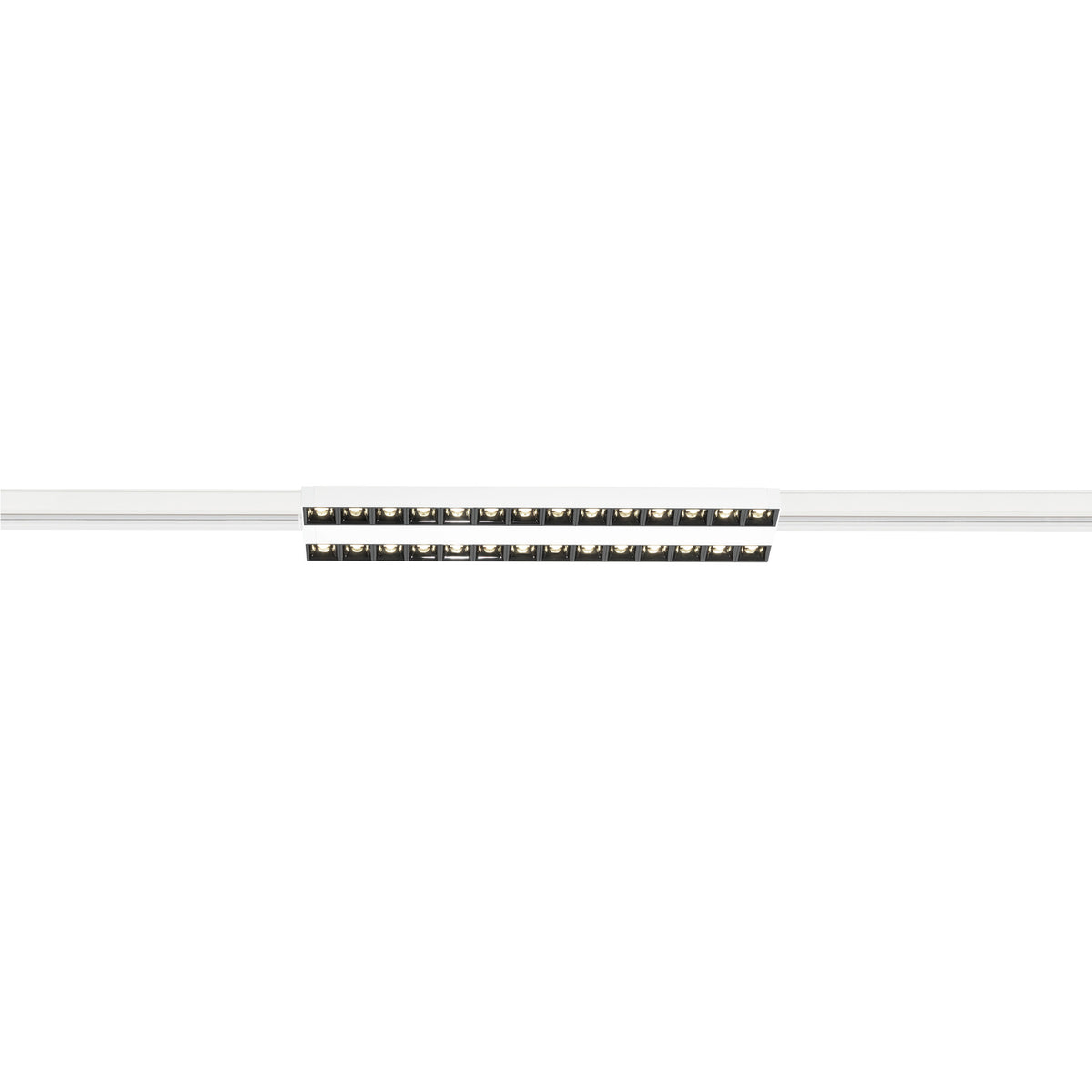 SIGHT EVO, 3~ spot, double, rectangular, 4000 K, 25W, 60°, white / bla ...
