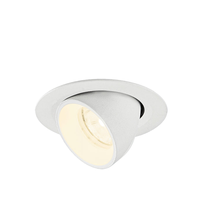 NUMINOS GIMBLE XS, Recessed ceiling light, 4000 K, 20°, IP20, round, white