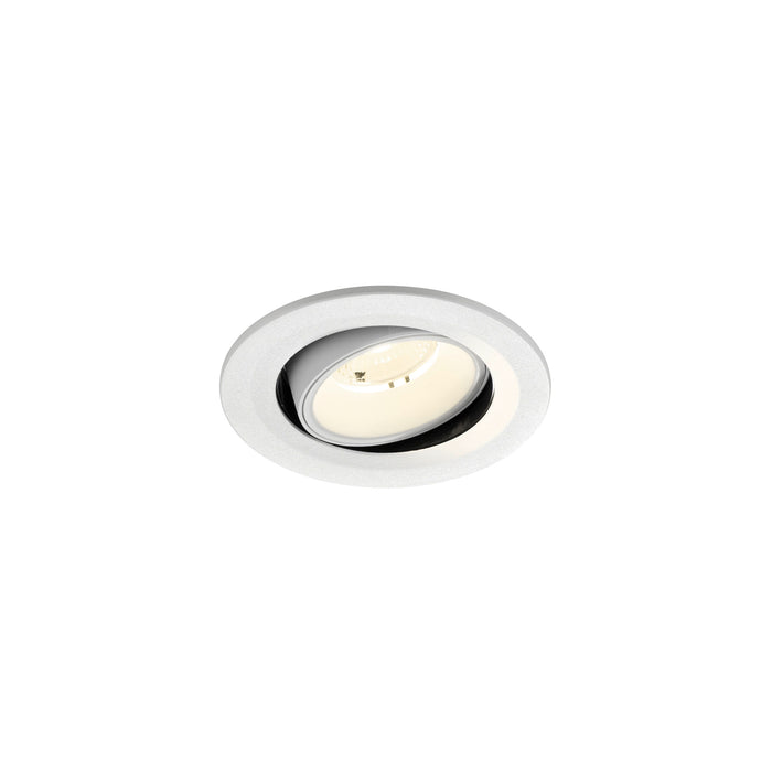 NUMINOS MOVE S, Recessed ceiling light, 4000 K, 40°, IP20, round, white