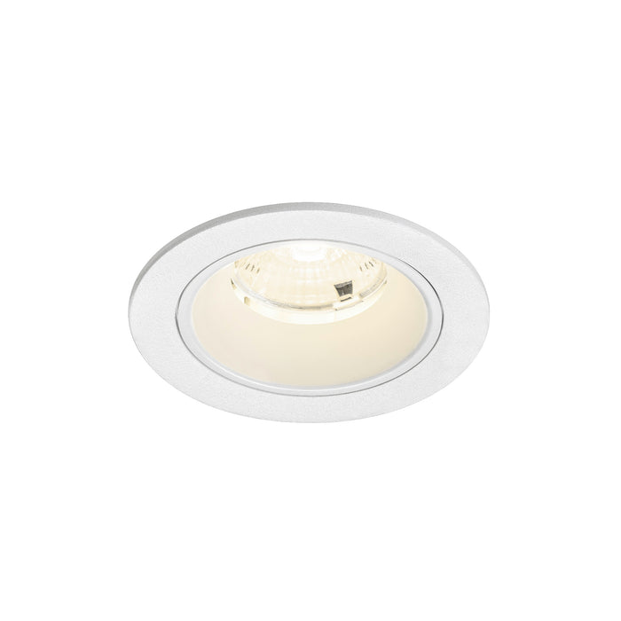 NUMINOS S, Recessed ceiling light, 4000 K, 55°, IP20, round, white