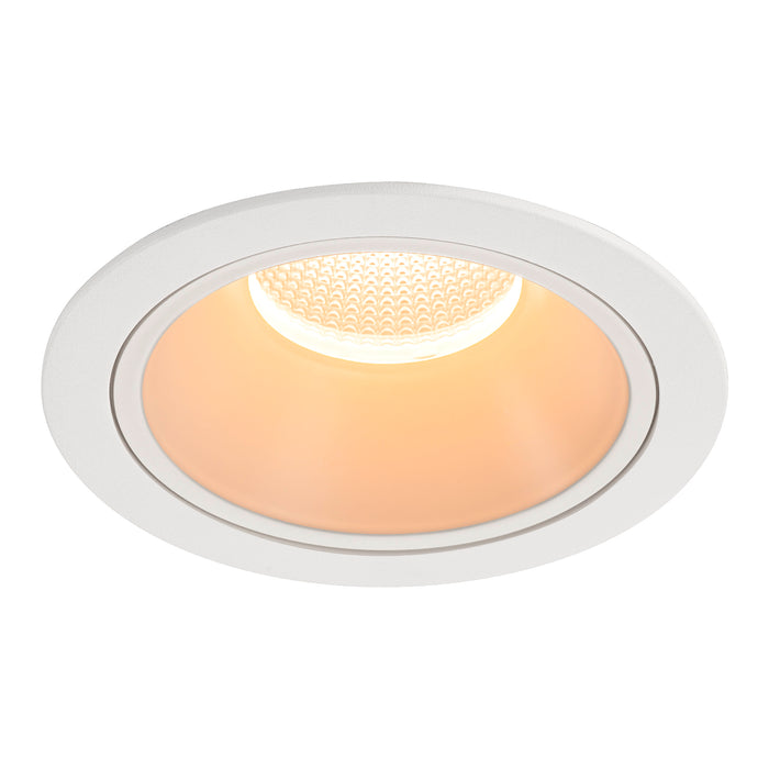 NUMINOS XL, Recessed ceiling light, 2700 K, 20°, IP20, round, white