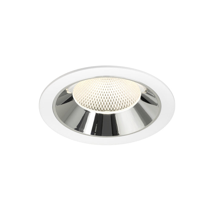 NUMINOS XL, white/chrom recessed ceiling light 4000 K 40°