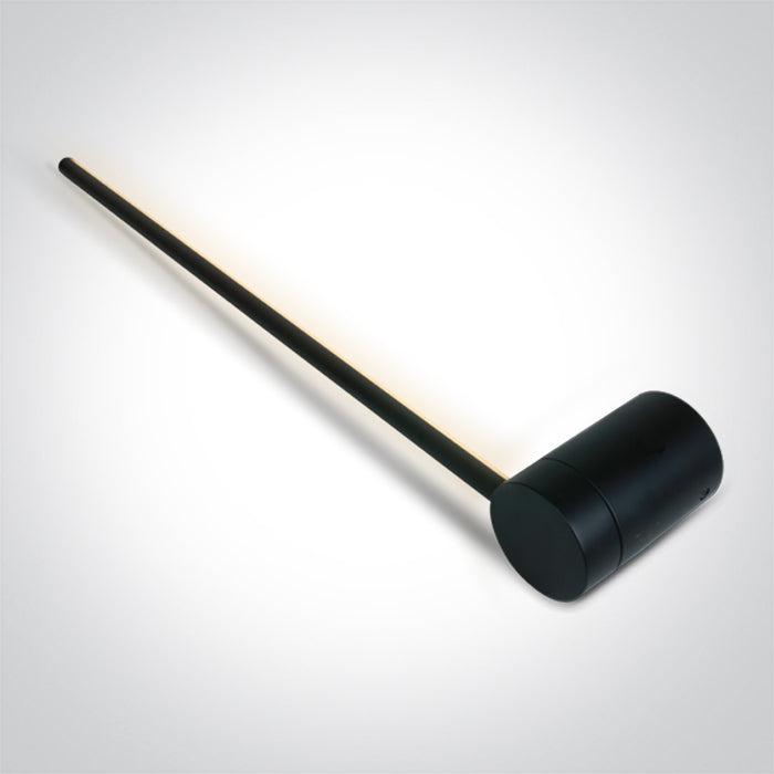 BLACK 12W WALL LIGHT WW IP20 230V