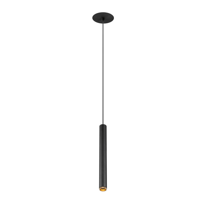 GRIP! S, Pendant light, PHASE, pendant length 200 cm, 3000 K, 29°, black / gold