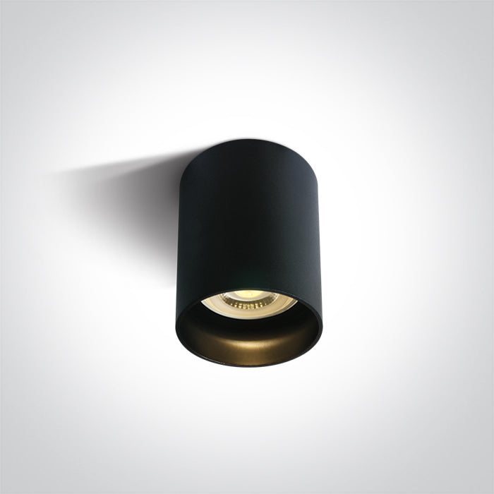 BLACK GU10 10W DARK LIGHT