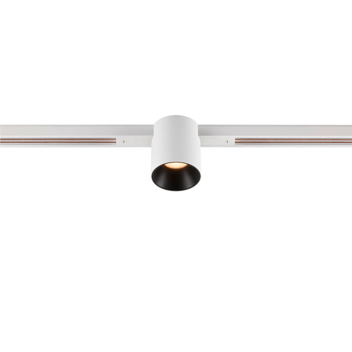 FIX-IT!, 48V, DALI, Round, Standard track, Spot, 2700K, 6.6 W, 36°, White/Black