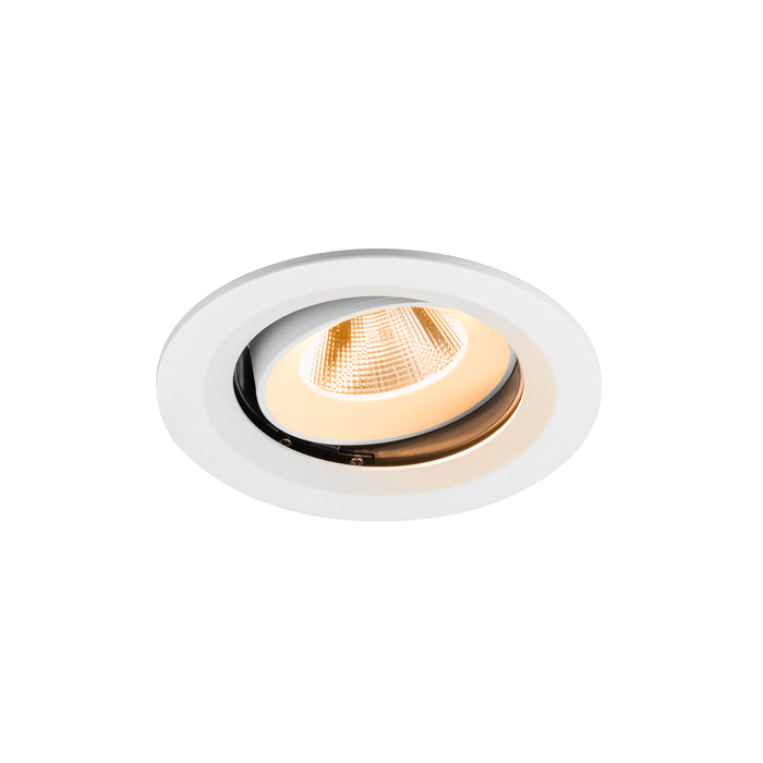 NUMINOS MOVE M, Recessed ceiling light, 2700 K, 20°, IP20, round, white