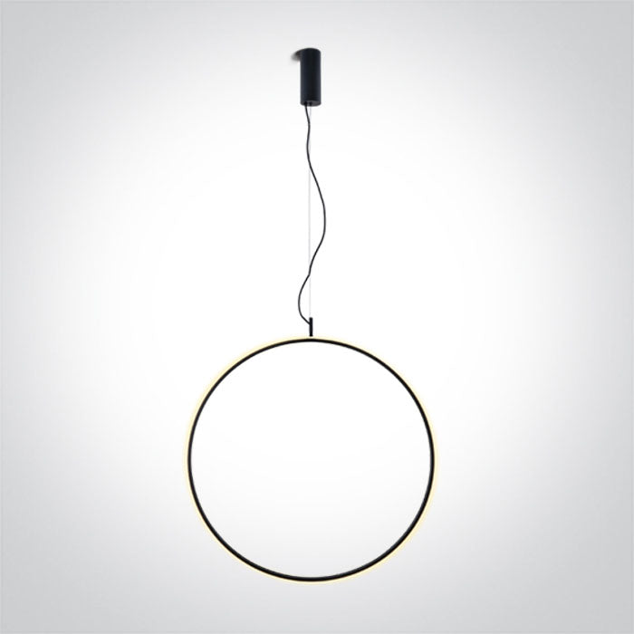 BLACK RING 60cm 30W WW IP20 230V DIMMABLE