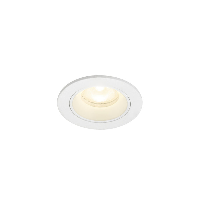 NUMINOS XS, Recessed ceiling light, 4000 K, 55°, IP20, round, white