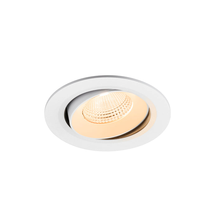 NUMINOS MOVE L, Recessed ceiling light, 2700 K, 55°, IP20, round, white
