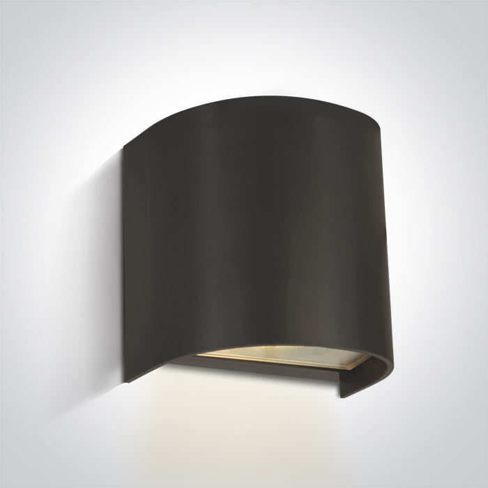 ANTHRACITE WALL LIGHT GU10 6W IP65 100-240V