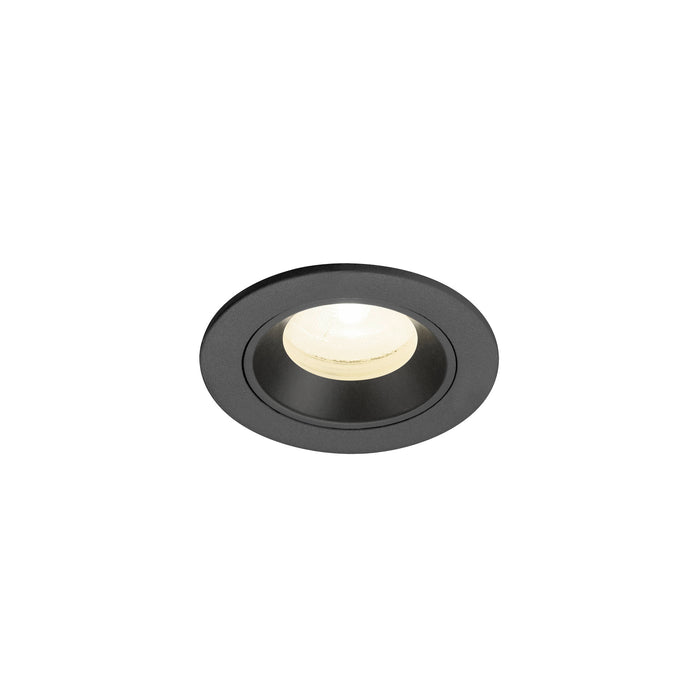 NUMINOS XS, Recessed ceiling light, 4000 K, 20°, IP20, round, black
