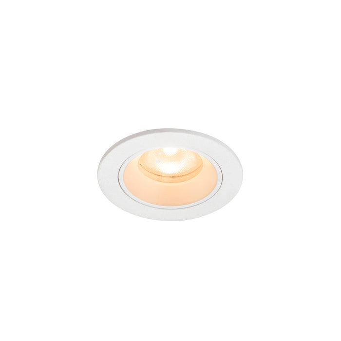 NUMINOS XS, Recessed ceiling light, 2700 K, 55°, IP20, round, white
