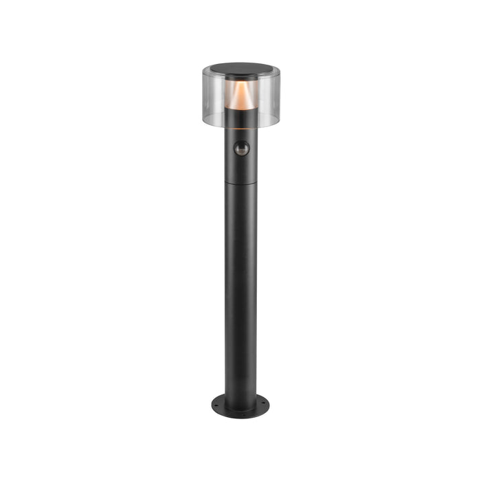 TAHA II 70, Free-standing lamp, SENSOR, 2200/2700 K, IP54, cylindrical, black