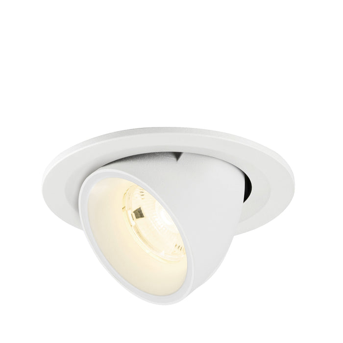 NUMINOS GIMBLE S, Recessed ceiling light, 4000 K, 20°, IP20, round, white