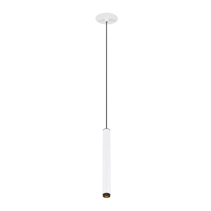 GRIP! S, Pendant light, PHASE, pendant length 200 cm, 3000 K, 29°, white / black